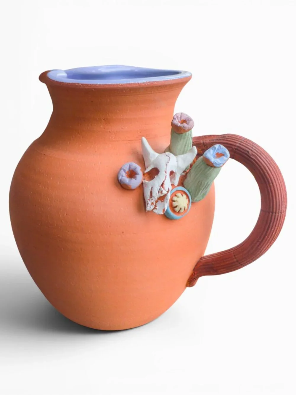 Handmade Southwestern Terracotta Pitcher by Polly, Boulder CO